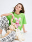 Green Bunny Printed T-shirt - Urlazh New York
