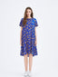 Leopard Printed Silk Dress - Urlazh New York