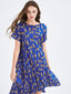 Leopard Printed Silk Dress - Urlazh New York
