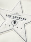 Star Appliqued Lantern Sleeve Cardigan