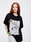 Black 'Scrapbook' Tee - Urlazh New York
