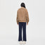 Little Flower Camel Colored Lamb Fur Coat