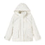 Reflective striped bread down jacket