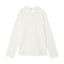 Pearl Collar Long Sleeved T-Shirt