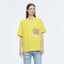 Loose Yellow Tee With Rebound Force