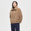 Little Flower Camel Colored Lamb Fur Coat