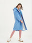 Blue 'Planet' Shearling Coat - Urlazh New York