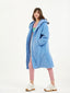Blue 'Planet' Shearling Coat - Urlazh New York