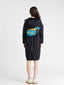 Black & White Striped Car Coat - Urlazh New York