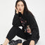 Black Cotton Candy Hoodie