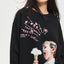 Black Cotton Candy Hoodie