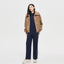 Little Flower Camel Colored Lamb Fur Coat