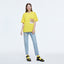 Loose Yellow Tee With Rebound Force