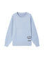 Patchwork Sweatshirt Light Blue