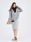 Gray 'Bowling' Quarter-Zip Sweatshirt - Urlazh New York