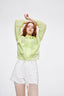 Green 1986 Semi-sheer Light Jacket - Urlazh New York