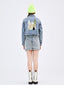 Rhinestone Denim Skirt - Urlazh New York