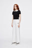 Cropped 'Lady Polo' Cardigan - Urlazh New York
