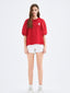 Red Astronaut Printed T-shirt - Urlazh New York