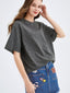 Space Printed Denim Skirt - Urlazh New York