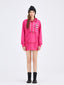 Fuchsia 'Bowling Queen' Hoodie Dress - Urlazh New York