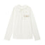 Pearl Collar Long Sleeved T-Shirt