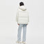 Reflective striped bread down jacket