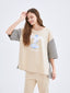 Venus Printed 2-in-1 Plaid T-shirt - Urlazh New York