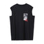 Black Sleeveless T