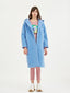 Blue 'Planet' Shearling Coat - Urlazh New York