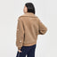 Little Flower Camel Colored Lamb Fur Coat
