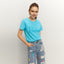 Sky Blue Bead Embroidery Tee