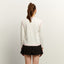 Half High Collar Floral Long Sleeved T-Shirt