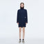 Clashing colour drawstring dress