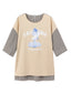 Venus Printed 2-in-1 Plaid T-shirt - Urlazh New York