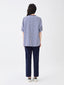 Navy Cropped Lounge Pants - Urlazh New York
